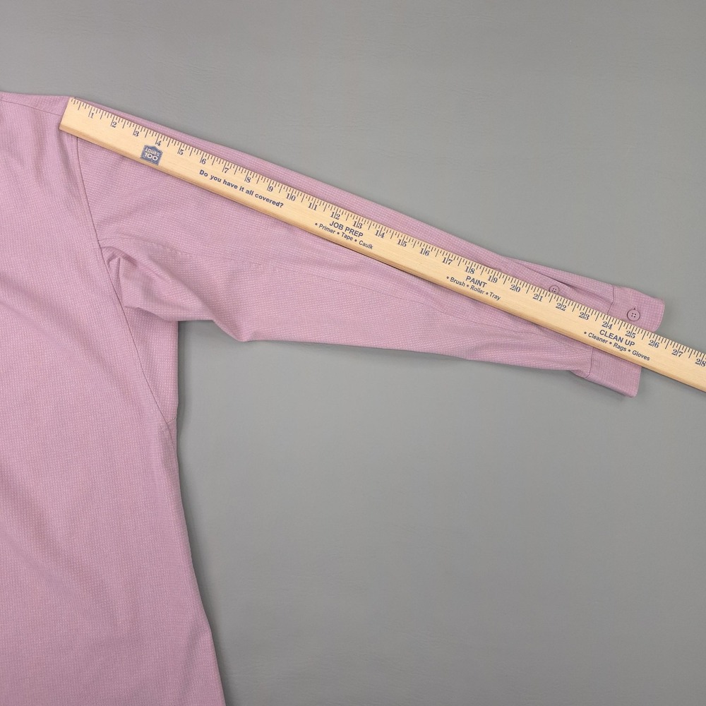Lululemon Shirt Mens XXL Pink Check Long Sleeve Button Up New Venture Casual - Picture 12 of 14
